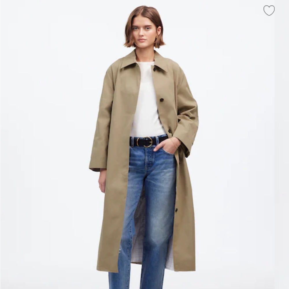Madewell Single Breasted Trench Coat